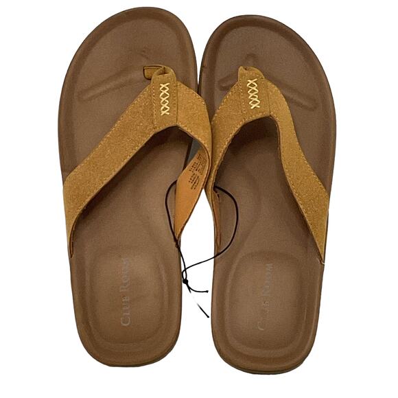 Club Room Men’s Riley Strap Flip Flop Sandals Size 9 - Picture 5 of 8